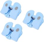 Abaodam 3pcs Mini Stepper Under Desk Stair Pedal Exerciser Ankle Exerciser Sitting Stepper Folding Portable Fitness Machine Stair Stepper Mini Tools Work Nylon Aerobic Training Equipment