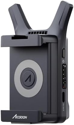 Accsoon CineView Nano HDMI Image Transmission System for RS2/RS3/RS3 Pro/Camera Stabilizer, 5GHz Wireless Video Image Transmitter-with 4 RX Monitors, 500ft Range&0.06s Low Latency, Quick Release