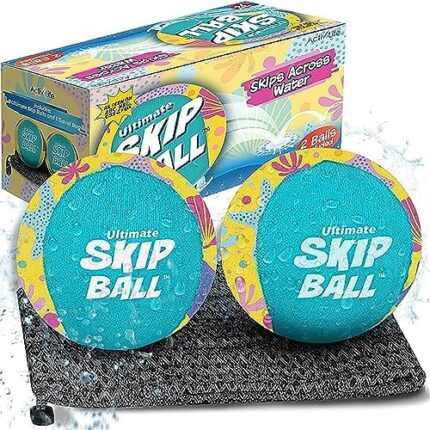 Activ Life The Ultimate Skip Ball – Water Bouncing Ball Create Lasting Memories with Your Friends & Family at The Beach, Lake or Pool