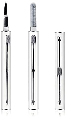 Airpod 1 2 3 Cleaner Kit, Cleaning Pen with Soft Brush,3 in 1 Multifunction Earbud Cleaning Kit for Bluetooth Earphones Case Headphones Cleaning Tools for Watch, Laptop, Camera Gift…