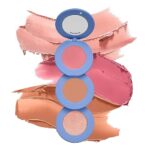 Alleyoop Stack The Odds - Multi-Use Face Palette Sassy Pants- Blush, Contour/Bronzer, Highlight and Mini Mirror - Blendable Cream to Natural Finish - Jojoba and Sunflower Oil - Cruelty-Free, and Vegan