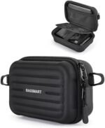 BAGSMART Digital Camera Case, Drop/Impact Protection Small Camera Bag, Waterproof Camera Case with Multiple Carrying Ways, Lightweight Small Camera Case Compatible with Canon PowerShot & GoPro
