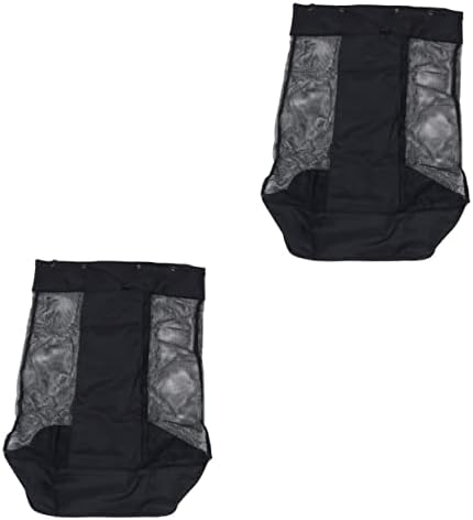 BESPORTBLE 2pcs football storage bag drawstring gym bag mesh backpack heavy duty backpack mesh sports equipment bag mesh bags drawstring heavy duty mesh bag sports balls container ball bags