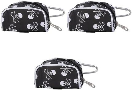 BESPORTBLE 3pcs Storage Bag Accessories Bag Golf tee Holder Pouch Bag Holder Bag Travel Bag Golf Bag Organizer Golf