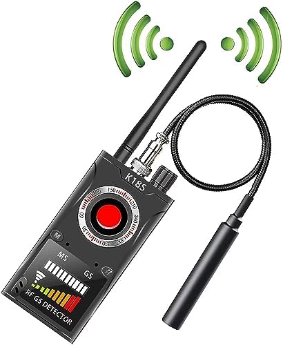 Ballistol Hidden Camera Detectors Device Detector,Bug Detector Camera Detector,Anti Spy Detector GPS Detector RF Signal Scanner Device Detector for GPS Tracker Listening Device Camera Finder Black