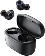 Baseus Wireless Earbuds, 140H Playback -48dB Active Noise Cancelling Bluetooth 5.3 Earbuds with IPX6 Waterproof 4 ENC Mics 0.038s Low Latency Fast Charge Ear Buds for Android iOS - Bowie MA10