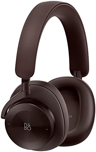 Beoplay H95 by B&O Premium Comfortable Wireless Active Noise Cancelling (ANC) Over-Ear Headphones with 38 Hours Battery Life and Protective Carrying Case, Chestnut