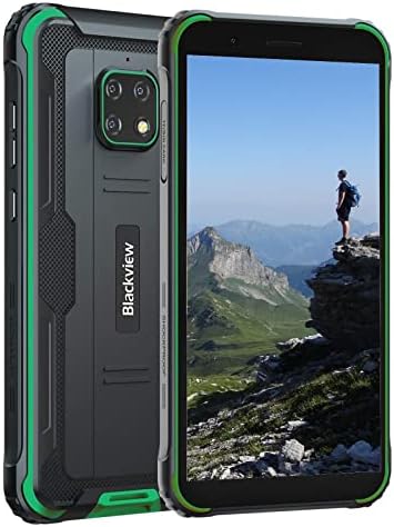Blackview Rugged Smartphone Unlocked, BV4900 Rugged Cell Phones IP68 Waterproof Drop Proof, 5.7" FHD Display, 5580 mAh, 3GB + 32GB, NFC, GPS Dual SIM Unlocked Mobile Phone for T-Mobile