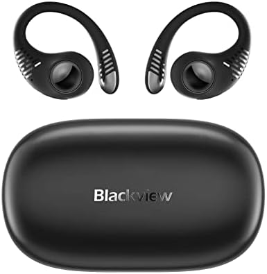 Blackview Wireless Earbuds, AirBuds 10 Open Ear Headphone with Mic, Bluetooth 5.3 Earbuds, Running Headphones,16.2mm Speaker Deep Bass Sport Earbuds,Touch Control, Earphone Headset Radio