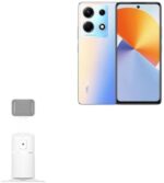 BoxWave Stand and Mount Compatible with Infinix Note 30 - PivotTrack360 Selfie Stand, Facial Tracking Pivot Stand Mount - Winter White