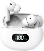 Breaspec Wireless Earbuds, Bluetooth Earbuds, 45H Playback LED Power Display Earphones, Waterproof in-Ear Earbuds with Advanced Noise Cancelling, Low Latency Fast Charge - iOS, Android