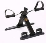 Byjia Folding Mini Exercise Bike Portable Home Office Pedal Exerciser Gym Fitness Leg Arm Cardio Training Adjustable Resistance with LCD Display Indoor Cycling