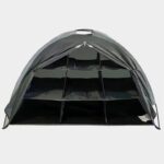 CAHI 9 Compartment Waterproof Storage Tent, Zippered Gear Shelter, Camping & Hiking Accessories, Outdoor Furniture