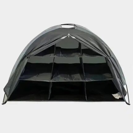 CAHI 9 Compartment Waterproof Storage Tent, Zippered Gear Shelter, Camping & Hiking Accessories, Outdoor Furniture