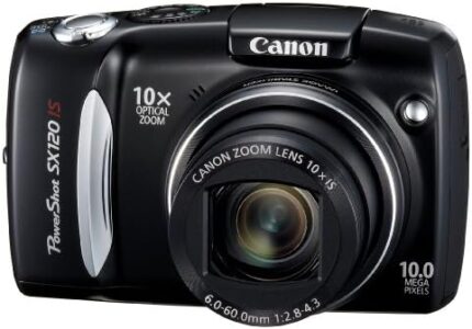 Canon PowerShot SX120IS 10MP Digital Camera with 10x Optical Images Stabilized Zoom and 3-inch LCD (Renewed)