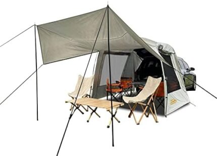 Car Tent Universal SUV Tailgate Awning for Hatchback Van UPF 50+ Large Capacity Camping Accessories