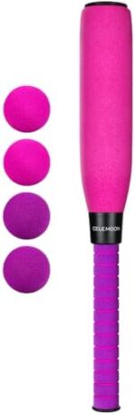 CeleMoon Ultra Soft 22 Inch Kids Foam Baseball Bat Toys with 4 Balls Gift for Children Toddlers Boys Girls Age 3-5-8 Outdoor Indoor Sport T Ball Wiffle Game Playing