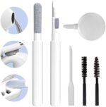 Cleaner Kit for Airpod,Supfine Airpods Pro Cleaning Pen,Multi-Function Cleaner Kit Soft Brush for Phone Charging Port,Earbuds,Earpods,Earphone,Headphone, iPod,Case,iPhone,ipad,Laptop(White)