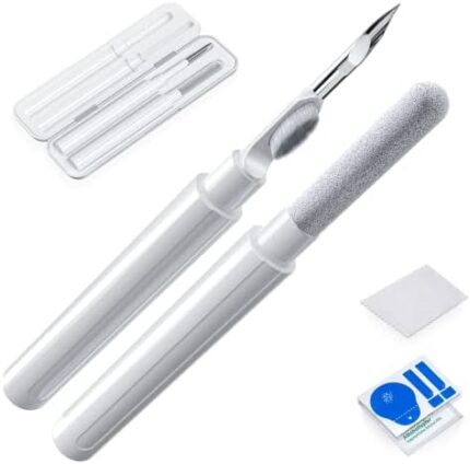 Cleaner Kit for Airpods Pro Chirstmas Gift Cleaning Pen with Soft Brush for Bluetooth Earbuds Case Cleaning Tools for Most Earphones