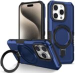 Compatible with Infinix Hot 10 Play/Hot 11 Play Case,Built-in Kickstand Shell Compatible with Infinix Smart 5 (India) / Hot 9 Play Shockproof Protective 2 in 1 Phone Case Cover LAN