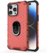 Compatible with Oppo Reno10 5G Case,Built-in Ring Kickstand,Compatible with Oppo Reno 10 5G CPH2531 Shockproof 2 in 1 Phone Case Cover Red
