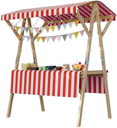 Custom Folding Camping Tables, Beach Table Foldable Coffee Furniture for Outdoor Gardens. Portable. Lightweight. Wooden. with Sunshade Umbrella, Wheels, Tablecloth. Natural Wood Essentials (B)
