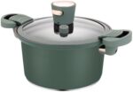 DNATS Stainless Steel Household Micro Pressure Cooker Stone Color Safety Is Not Sticky Soup Pot