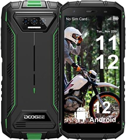DOOGEE S41 PRO Rugged Smartphone 2023, NFC 6300mAh Battery 4G Dual Sim Rugged Phone Android 12, 7GB+64GB SD 1TB, 5.5" HD Screen, IP68 Waterproof Outdoor Military Grade Cell Phone, GPS