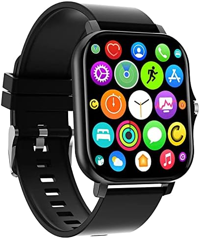 DOVIICO Smart Watch, Upgraded Fitness Full Touch Screen Smart Watch for iOS/Android Phones with Real Time Heart Rate Monitor, Blood Pressure/Oxygen Tracker with Smart Watches for Women Men