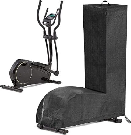 Exercise Bikes Cover Waterproof, 420D Oxford Full Cover Tarpaulin, Suitable for Cross-Trainers, Cross Trainers Exercise Machines for Home, Winterproof, Weatherproof, UV-Resistant