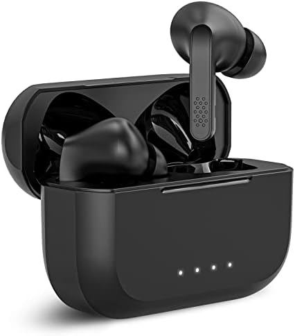 FEANS A3 True Wireless Earbuds Bluetooth 5.3 Headphones Noise Cancelling Waterproof Stereo Earphones with Microphone in-Ear Touch Control Headset with Deep Bass for iPhone, Android (Black)