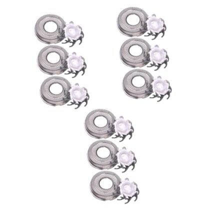 FOMIYES 9 Pcs Fathers Thefather Fatherh The Fatherish Father to Be Abrazaderas De Metal Shavor Blade Beard Razor Blade Electric Shaver Head Multifunction Accessories R8