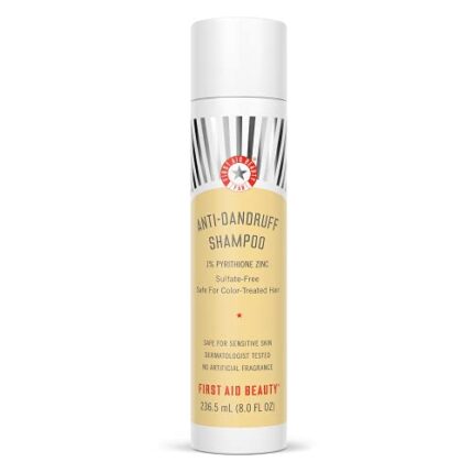First Aid Beauty FAB Anti-Dandruff Shampoo – Fights Flakes, Soothes Scalp And Leaves Hair Looking Healthy – 8 oz
