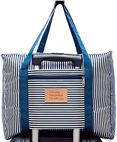 For United Airlines Foldable Carry on Bag 35 L, (8x16x20 inch) Waterproof Travel Duffel Bag, Packable luggage Duffle for Women and Men…