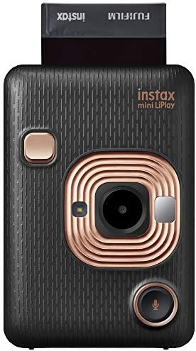Fujifilm Instax Mini Liplay Hybrid Instant Camera - Elegant Black