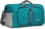 G4Free 40L 65L Foldable Duffel Bag Water Resistant Carry On Tote Bag Lightweight Packable Duffel Bag for Travel Overnight Weekender Bag for Men Women