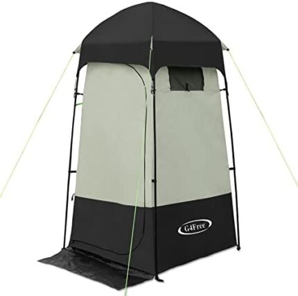 G4Free Camping Shower Tent, Privacy Tent Dressing Changing Room, Portable Toilet, Rain Shelter for Camping Beach with Carry Bag