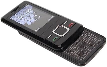 GLOGLOW Unlocked Slider Phone, 2.4 Inch HD Screen Unlocked Senior Cell Phone 100 to 240V for Travel (US Plug), GLOGLOW1D2GRCTZ4B-13, Black