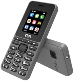 GOL S1A 2G Unlocked Cell Phone Dual SIM/Feature Phone/FM Radio MP3 MP4 / Bluetooth / 1.8 Screen Camera 0.08Mp Microphone (Gray/Black)