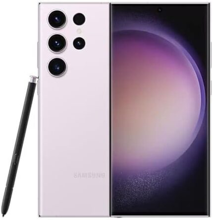 Galaxy S23 Ultra Cell Phone, SIM Free Factory Unlocked Android Smartphone, 512GB Storage, 200MP Camera, Night Mode, S Pen, Korean International Version, 2023, Lavender