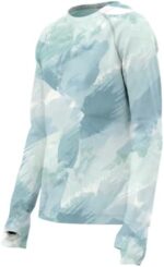 Girls Long Sleeve Shirt UPF50+ Lightweight Hoodie Thin Active Tee Workout Running Pullover Top with Thumb Hole 3-12Years
