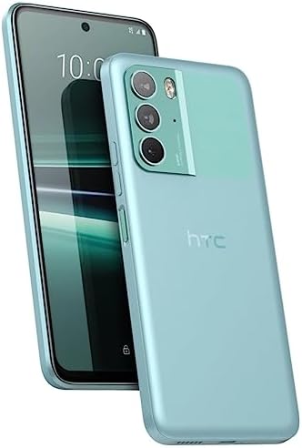 HTC U23 5G Dual 128GB ROM 8GB RAM Factory Unlocked (GSM Only | No CDMA - not Compatible with Verizon/Sprint) NGP Wireless Charger Included, Global Smartphone Mobile Cell – Green