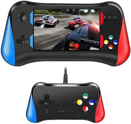 Handheld Game Console for Kids Adults,3.5'' LCD Screen Preloaded 500 Classic Video Games with Rechargeable Battery - Support 2 Players and TV Connection Ideal Gift for Kids Aldults