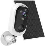 Heyall Solar Security Cameras Wireless Outdoor, Surveillance WiFi Camera for Home Security with 3MP Color Night Vision, PIR Detection, 2-Way Talk, Spotlight Siren Alarm, Waterproof Cloud/SD Storage