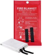 Home and Kitchen’s Emergency Fire Blanket - Mondoshop 1-pack of Flame-Retardant Emergency Fire Blanket for Fireplace, Camping, Storage, Car, Boat, School