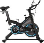 Indoor Cycle Bike,Flywheel Silent Belt Drive Exercise Bike,High Weight Capacity For Home Cardio Workout Bike Training