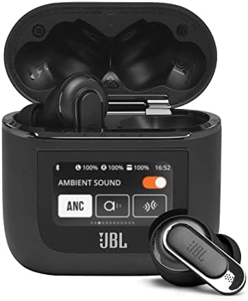 JBL Tour Pro 2 (Black) - True Wireless Noise Cancelling Earbuds, Small