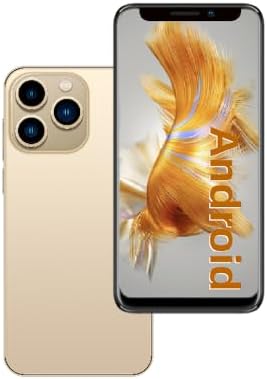 JoskaA Cell Phone，S30U+，Android Smartphone ，Internal Battery，1G RAM 16G ROM，Only Supports Dual SIM Card Frequency Band of 3GWCDMA ：850/2100MHZ，6.11inch Screen（Gold）