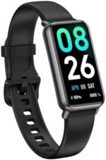 KALOC Fitness Tracker for Women Men, 1.58" Smart Watch AMOLED Screen, 14-Day Long Battery Life, 50M Waterproof Activity Tracker, Blood Oxygen, Heart Rate, Step Tracker Compatible with Android iOS