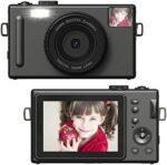 Kids Digital Camera, FHD 1080P 24MP Compact Camera, 1500mah Rechargeable Camera 3.0 inch Screen Photography Camera, Portable Camera for Children, Beginners, Boys & Girls